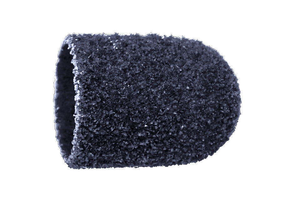 Capuchons abrasifs ronds x10 0203 - Diamant - Grain gros - Abrasion des cors, durillons et hyperkératoses - 10 mm