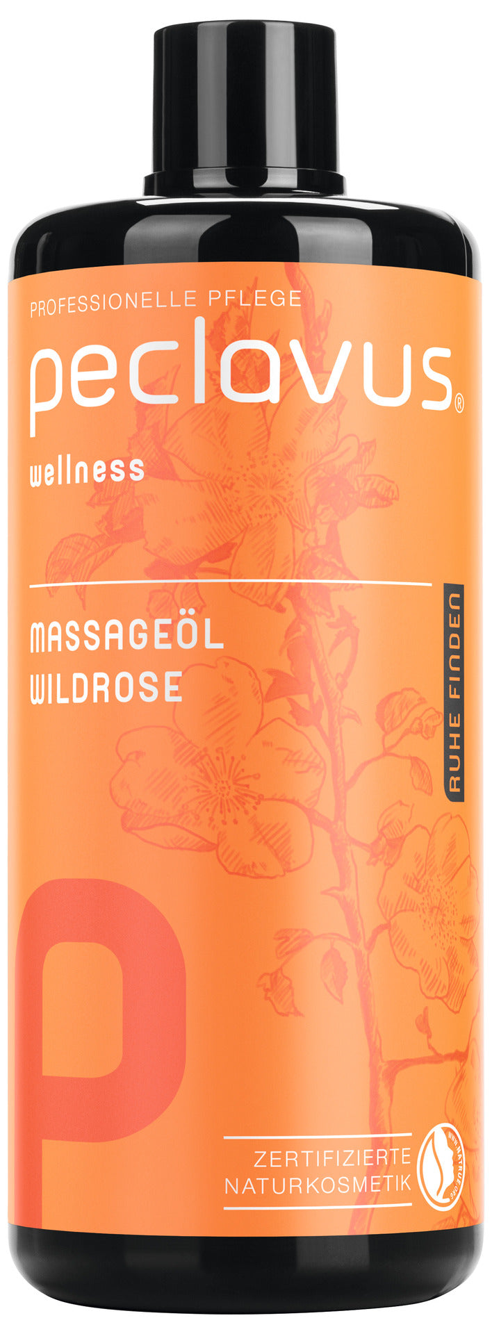Huile de massage - Rose sauvage - 500 ml - Peclavus