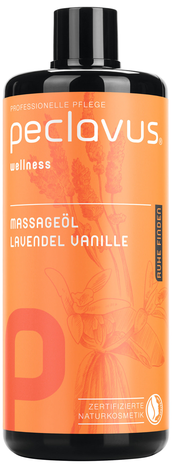 Huile de massage - Lavande Vanille - 500 ml - Peclavus