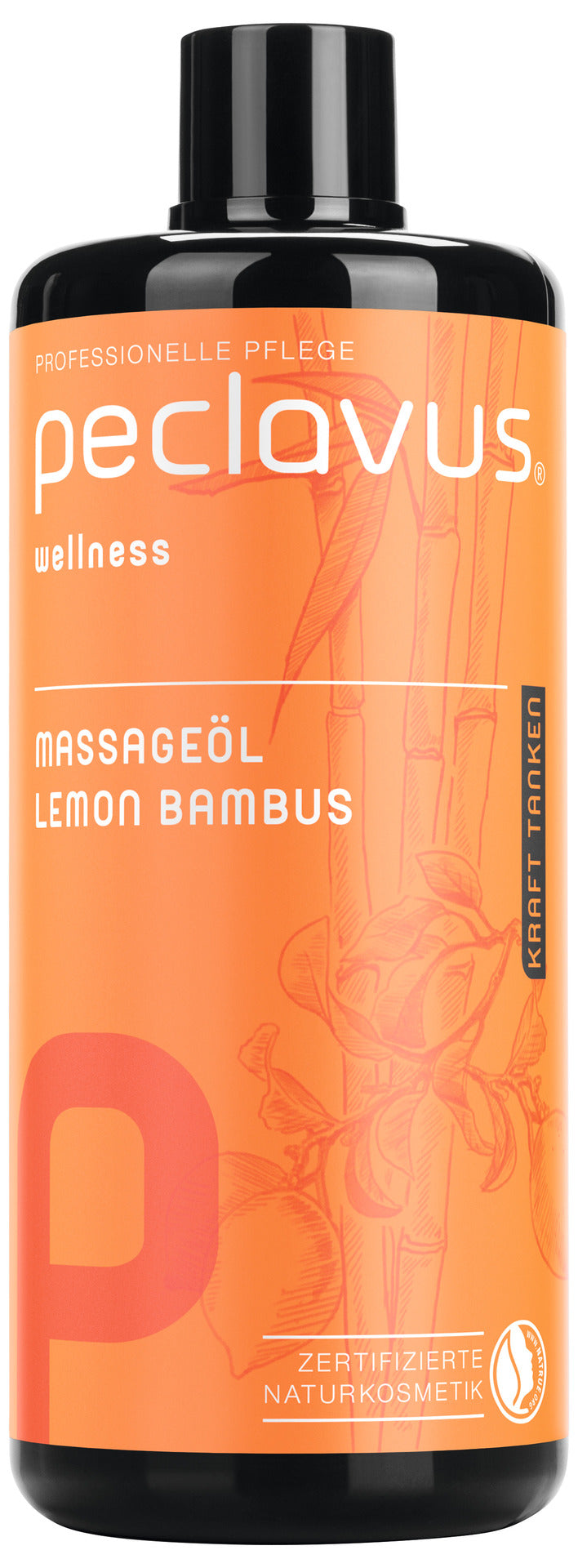 Huile de massage - Citron Bambou - 500 ml - Peclavus