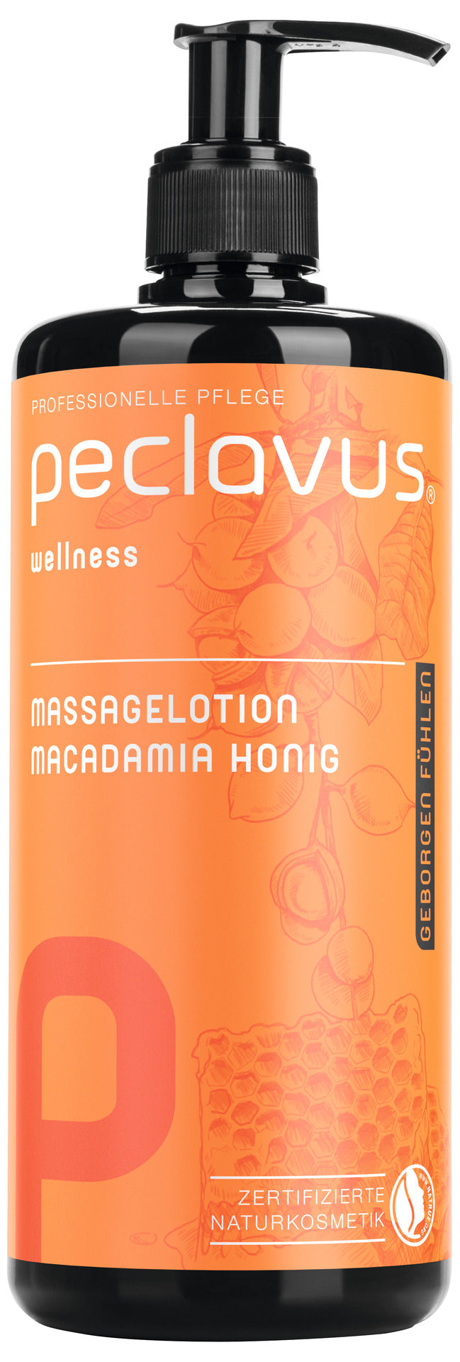 Lotion de massage - Miel de Macadamia - 500 ml - Peclavus