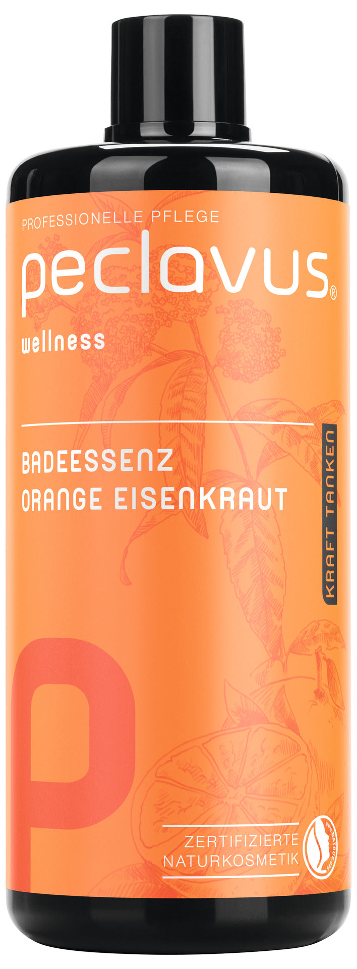 Essence de bain - Orange Verveine - "Recharger ses batteries" - 500 ml - Peclavus