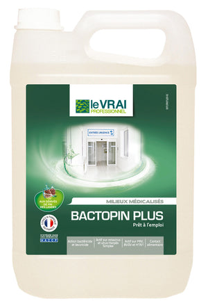 Désinfectant Bactopin Plus (2 conditionnements) - LE VRAI PROFESSIONNEL