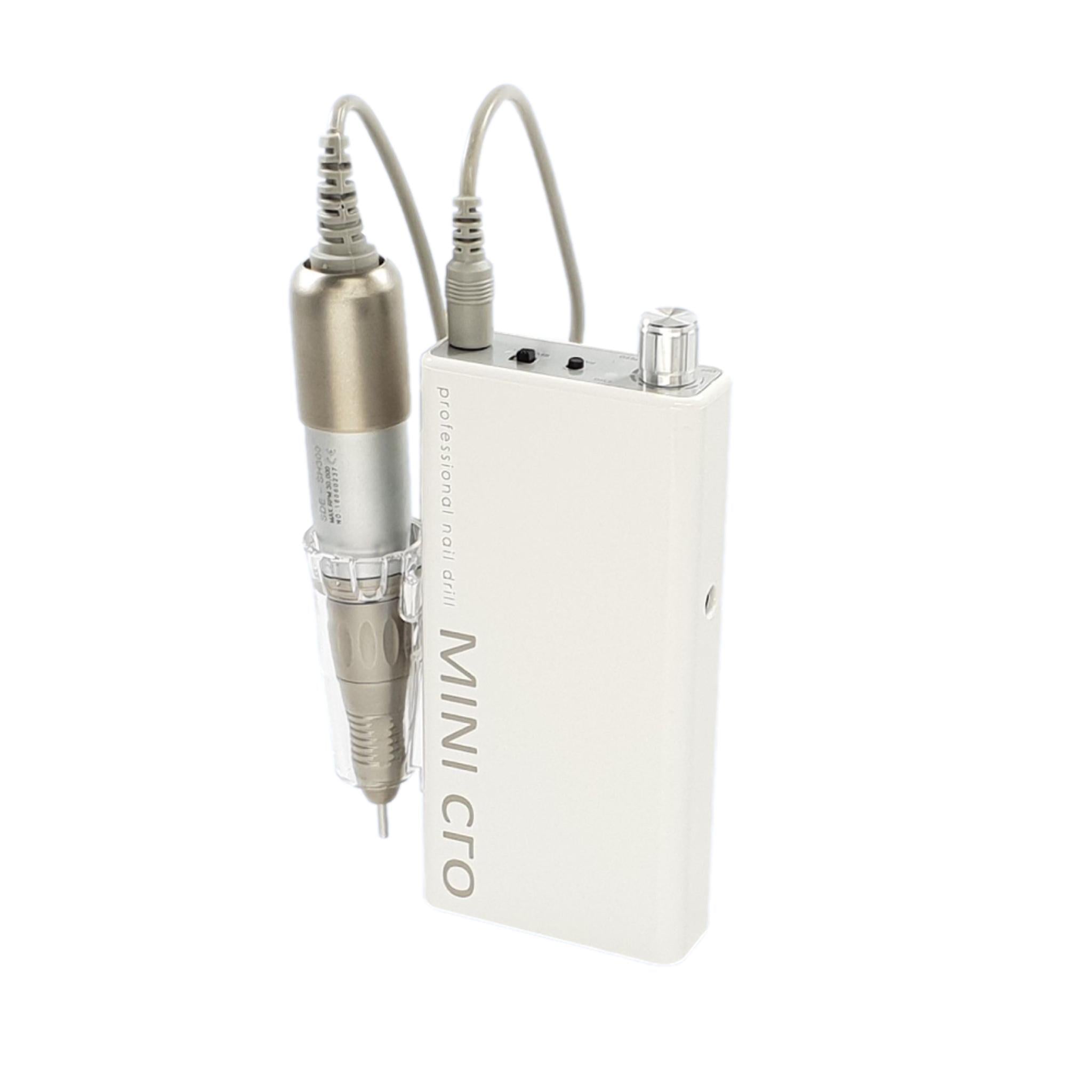 Mini-cro - Micromoteur portable - Blanc - 30 000 tr/min - Avec pièce à main démontable