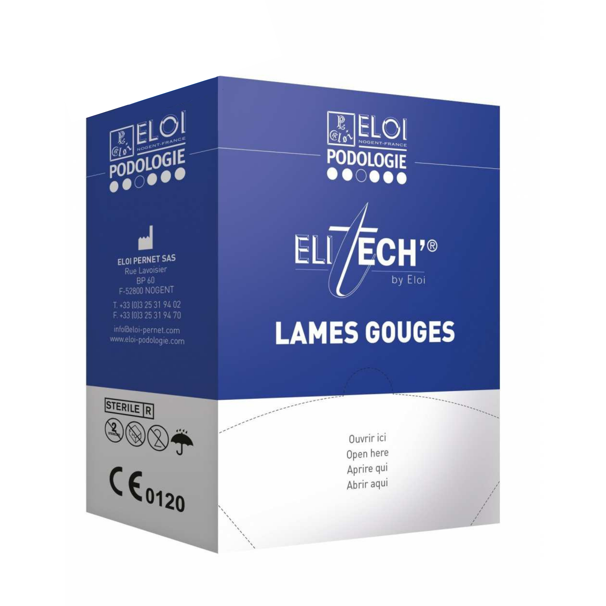 500 lames de gouges N°3 - Elitech by Eloi Eloi Podologie