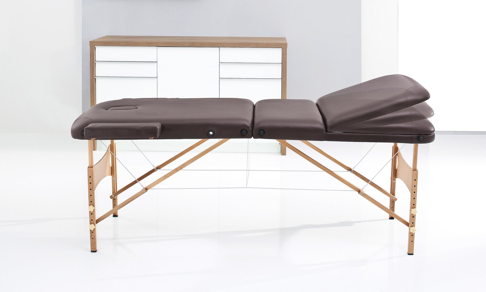 Table de massage mobile - Beige ou marron - Ruck