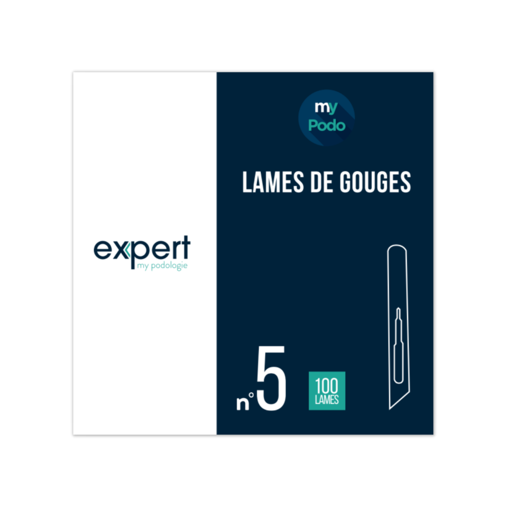 100 Lames de gouges stériles - Expert by My Podologie