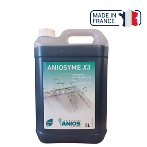 Aniosyme X3 Détergent instrumentation - Bidon de 1L ou 5L - Anios