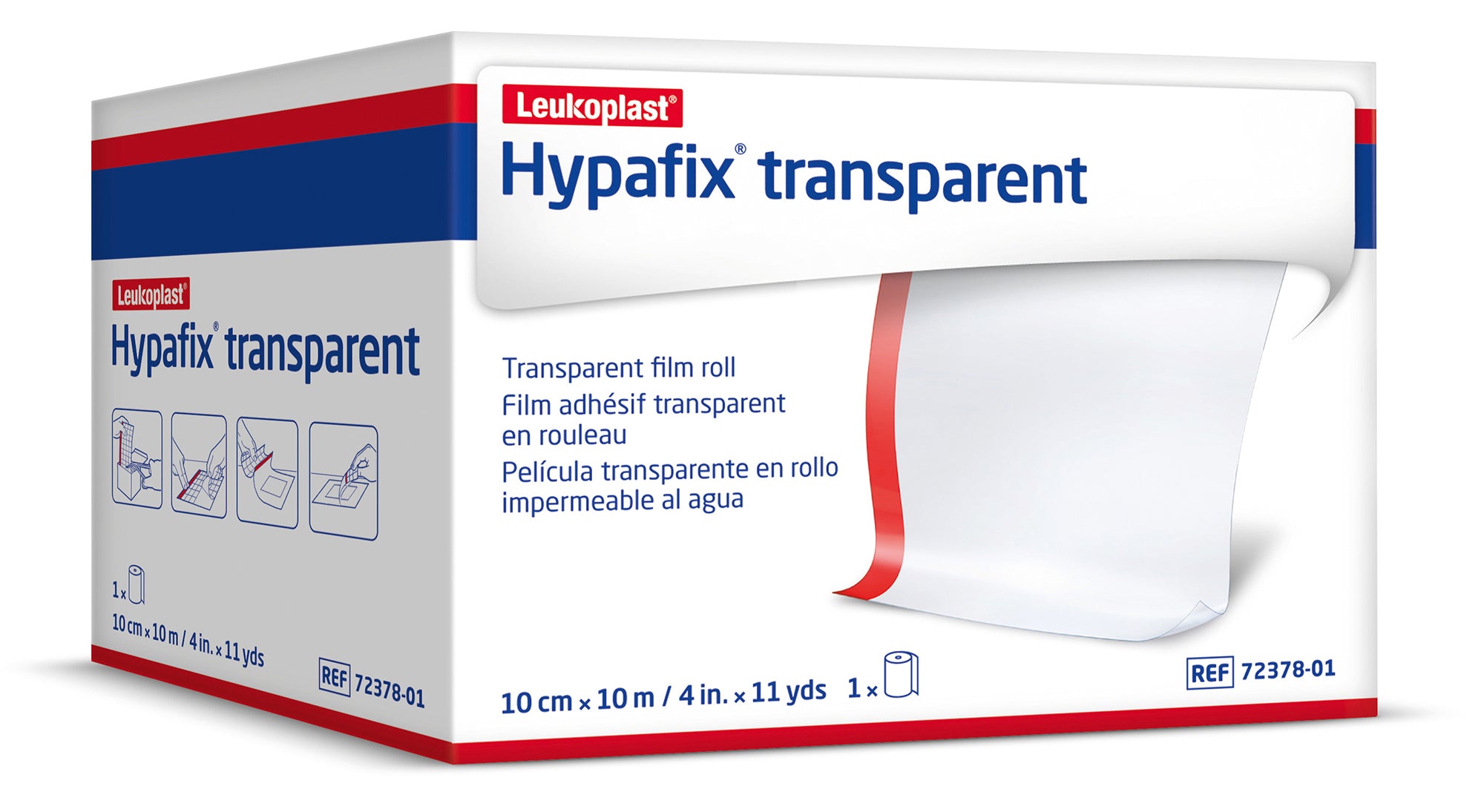 Hypafix Transparent - Tissu non-tissé auto-adhésif pour pansement - 1 pièce - BSN Médical