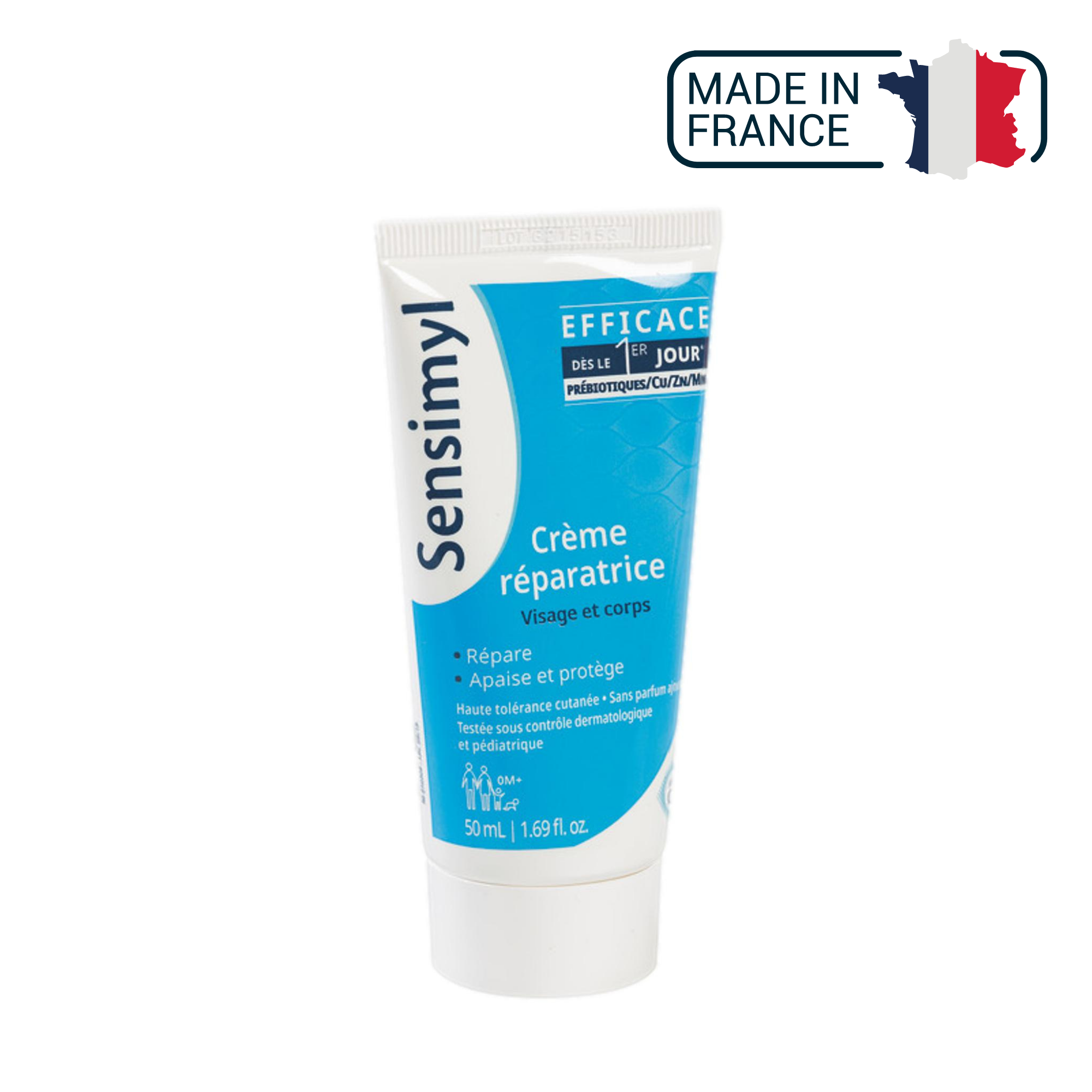 Crème réparatrice - Apaise et protège - 50 ml - Sensimyl