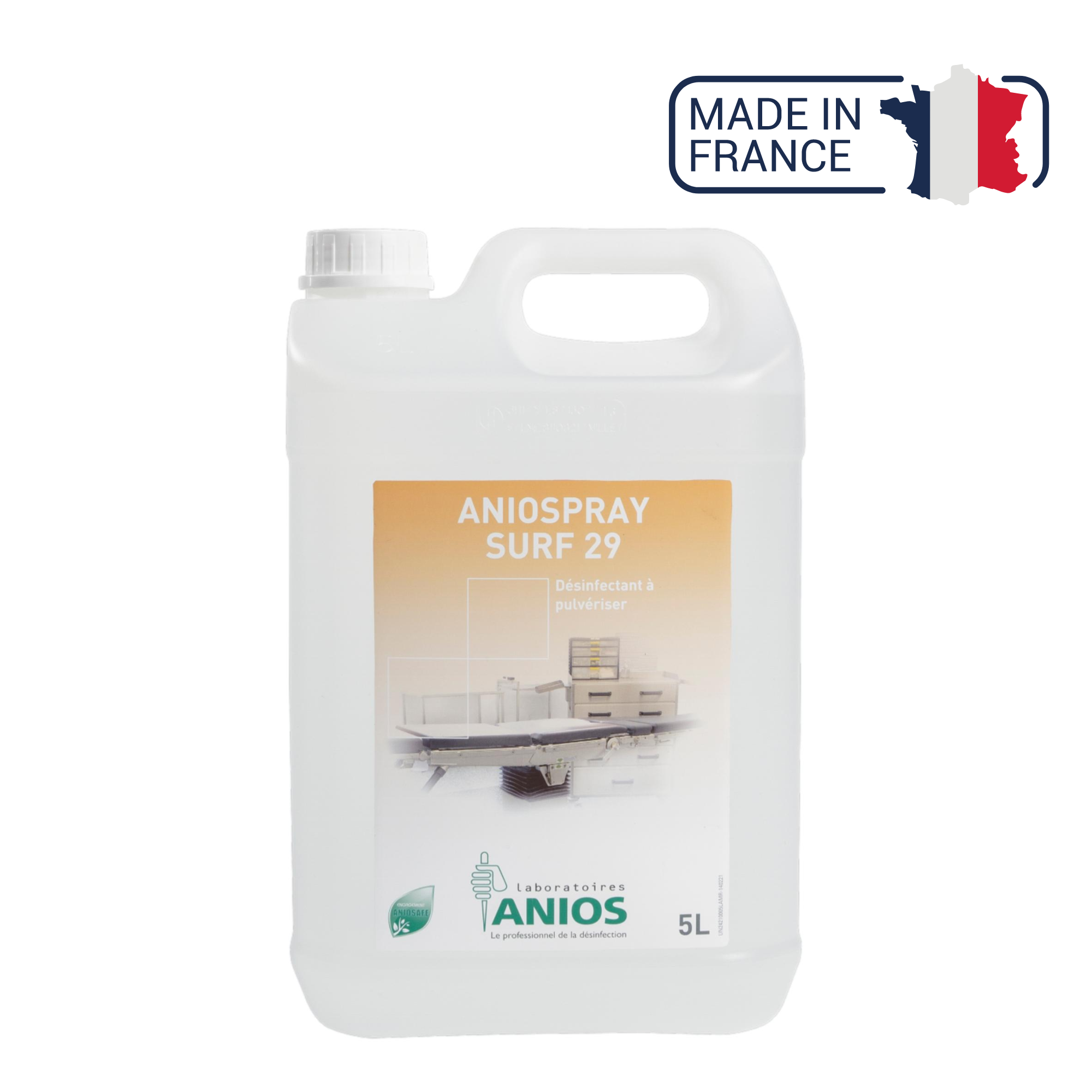 Aniospray Surf 29 - Désinfectant à pulvériser - 1L ou 5 L - Anios
