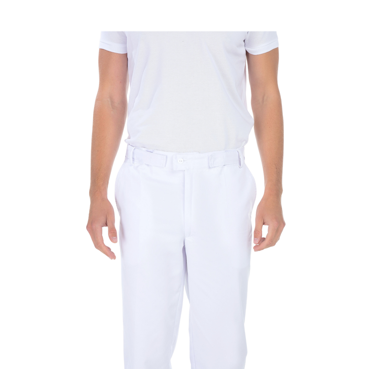 Sylvain - Pantalon - Homme - Ceinture réglable - 3 poches