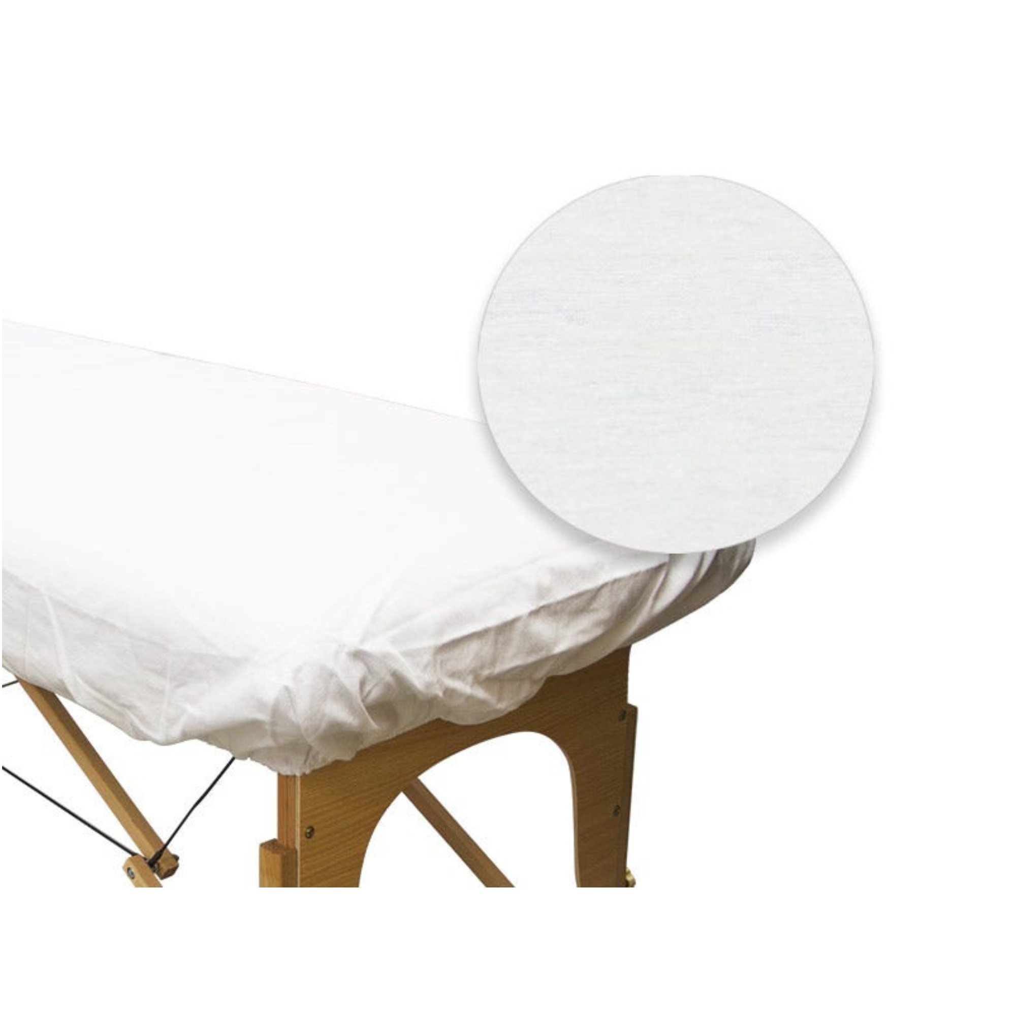 Housse pour table de massage ajustable - En flanelle de coton