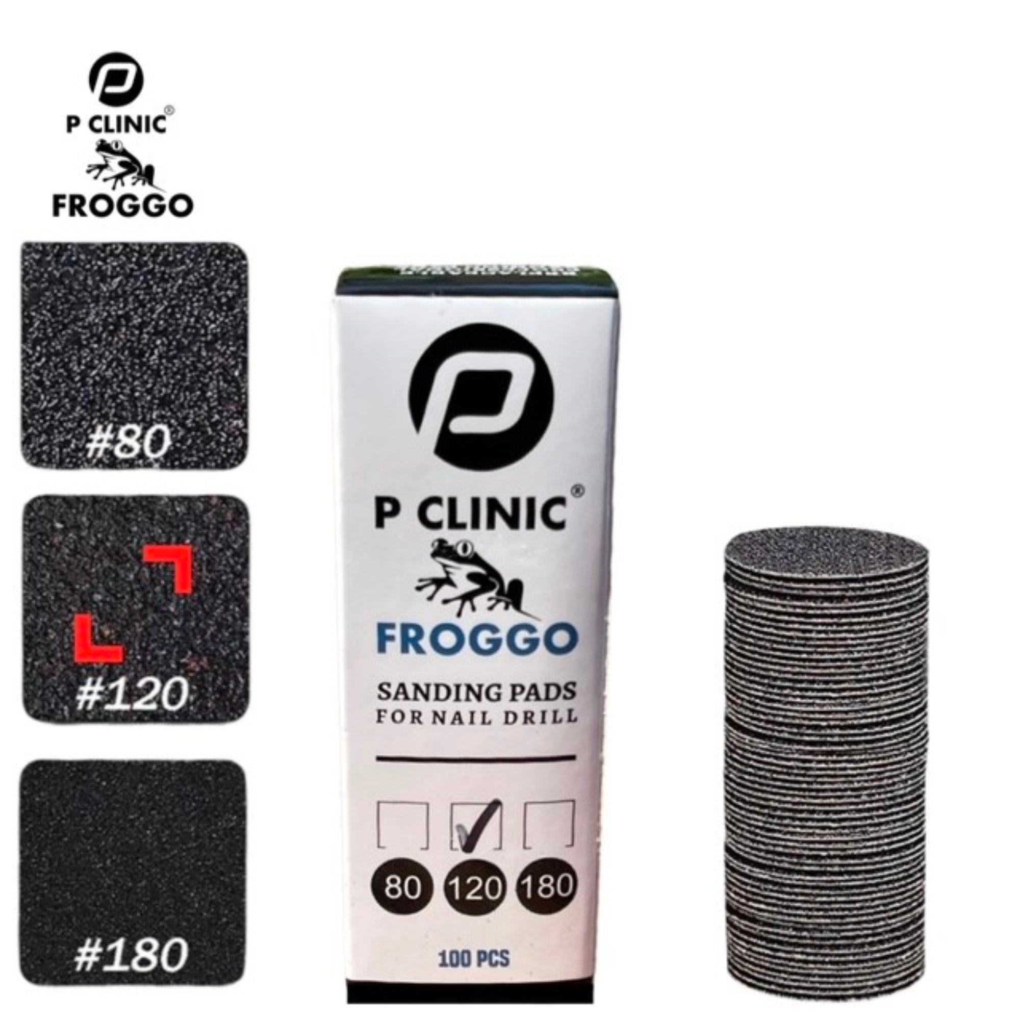Tampons de ponçage Froggo pieds / ongles - 2.35 mm - My Podologie