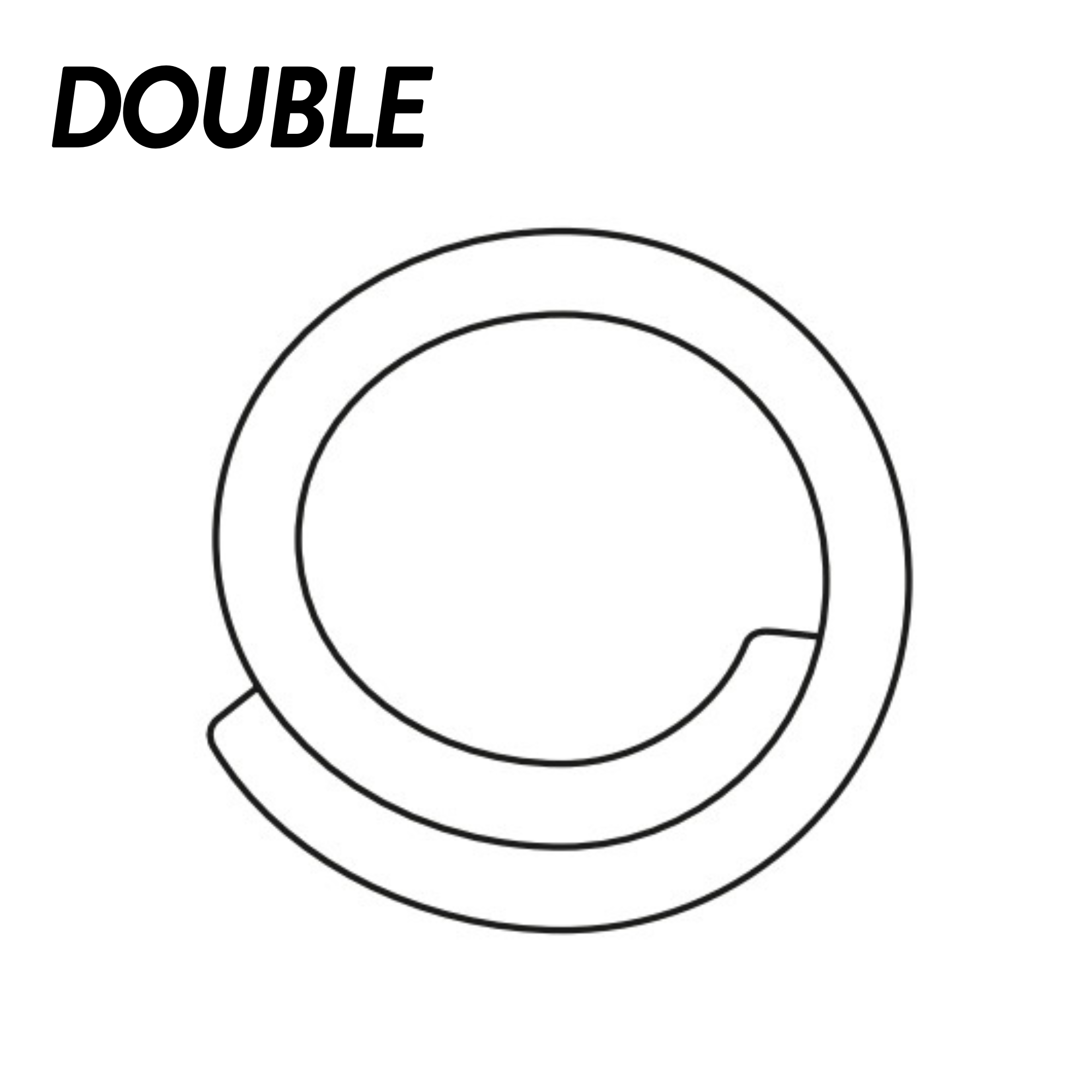 Hapla Bandage Tubulaire - 4 diamètres - Simple ou double - 4 ou 8 pièces - Essential