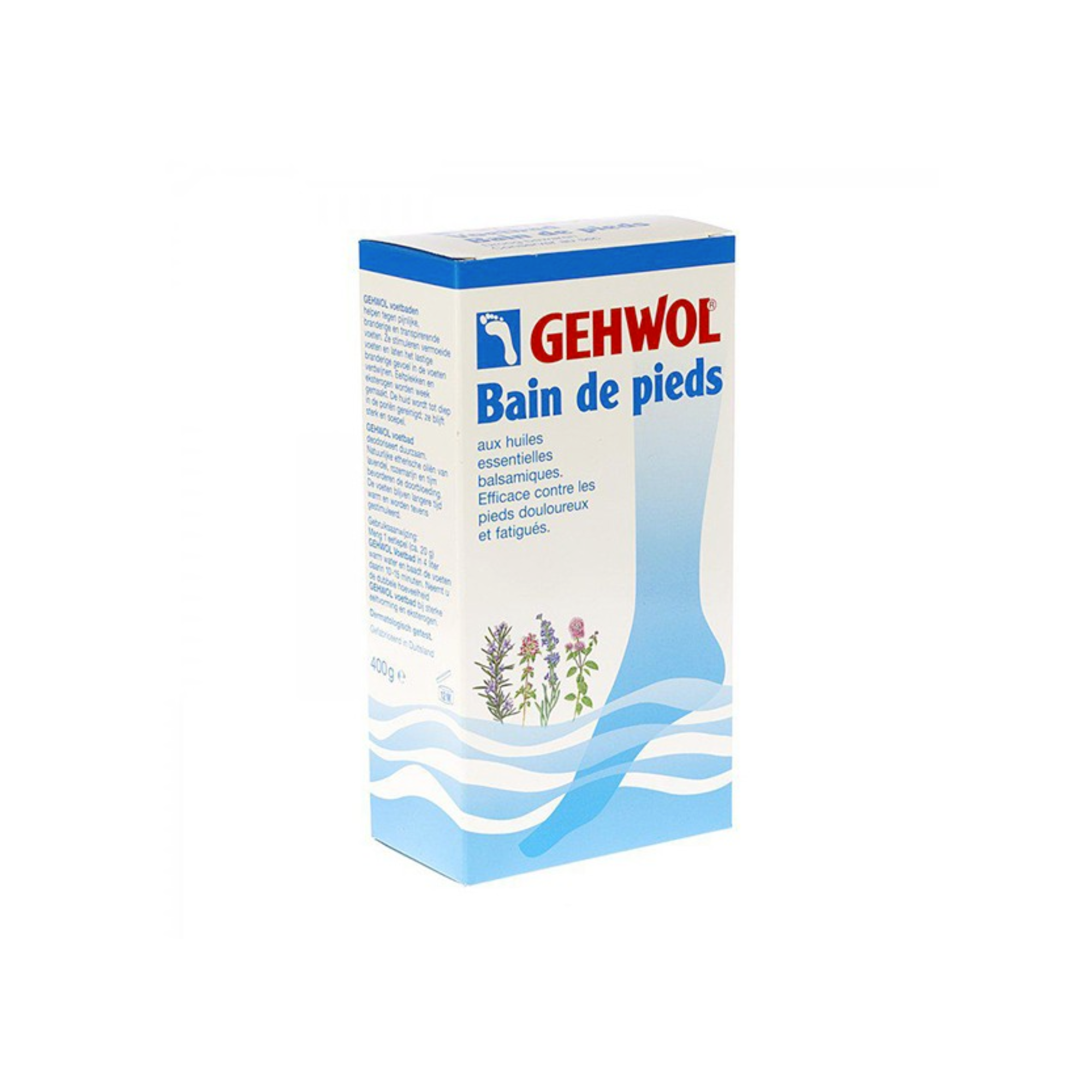 Gehwol - Bain de pieds désodorisant pour pieds douloureux - 1 sachet de 400 gr