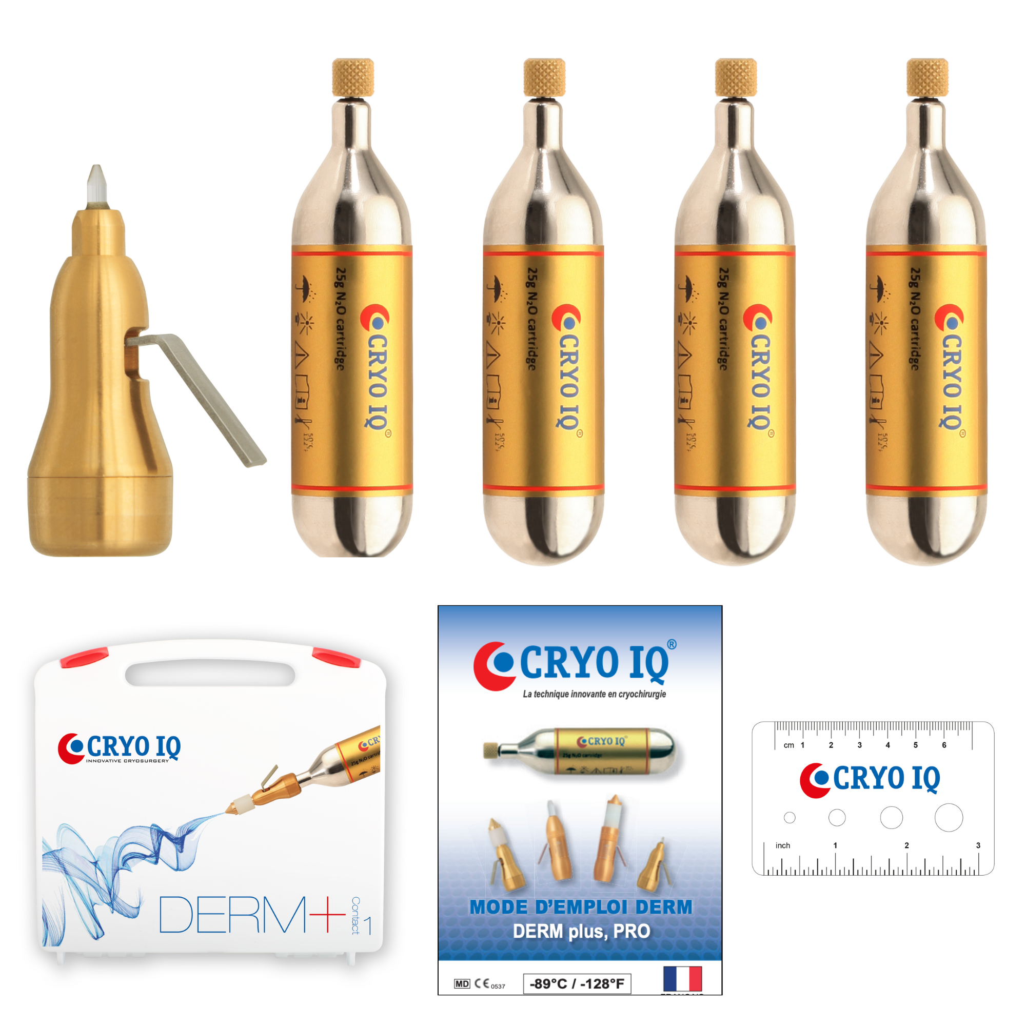 Pack DERM Plus Liquid avec 4 cartouches - Traitement des verrues - CryoIQ