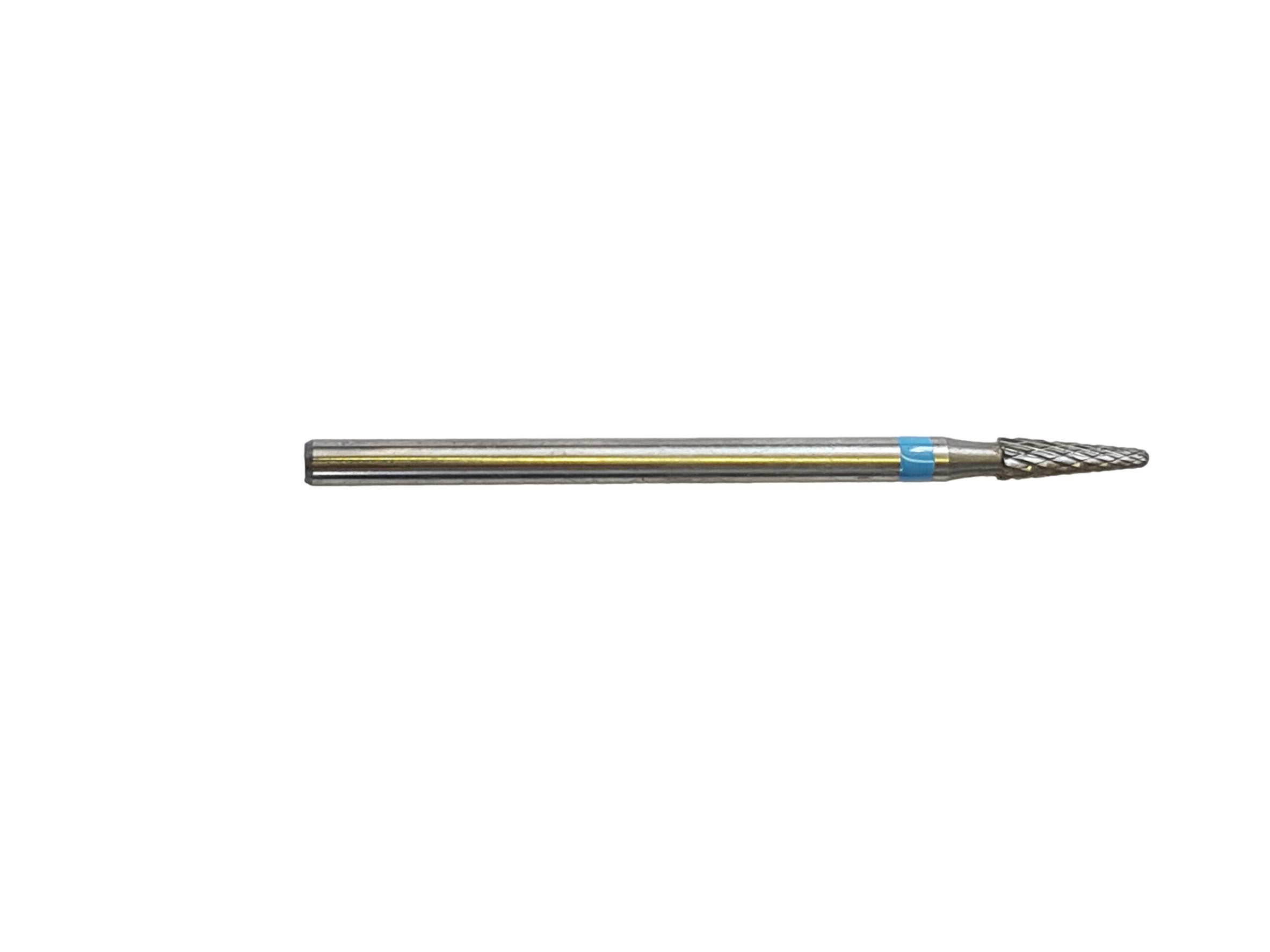 Fraise E0710 Carbure de tungstène - Traitement et finition des ongles - Denture croisée moyenne - 2,3 mm