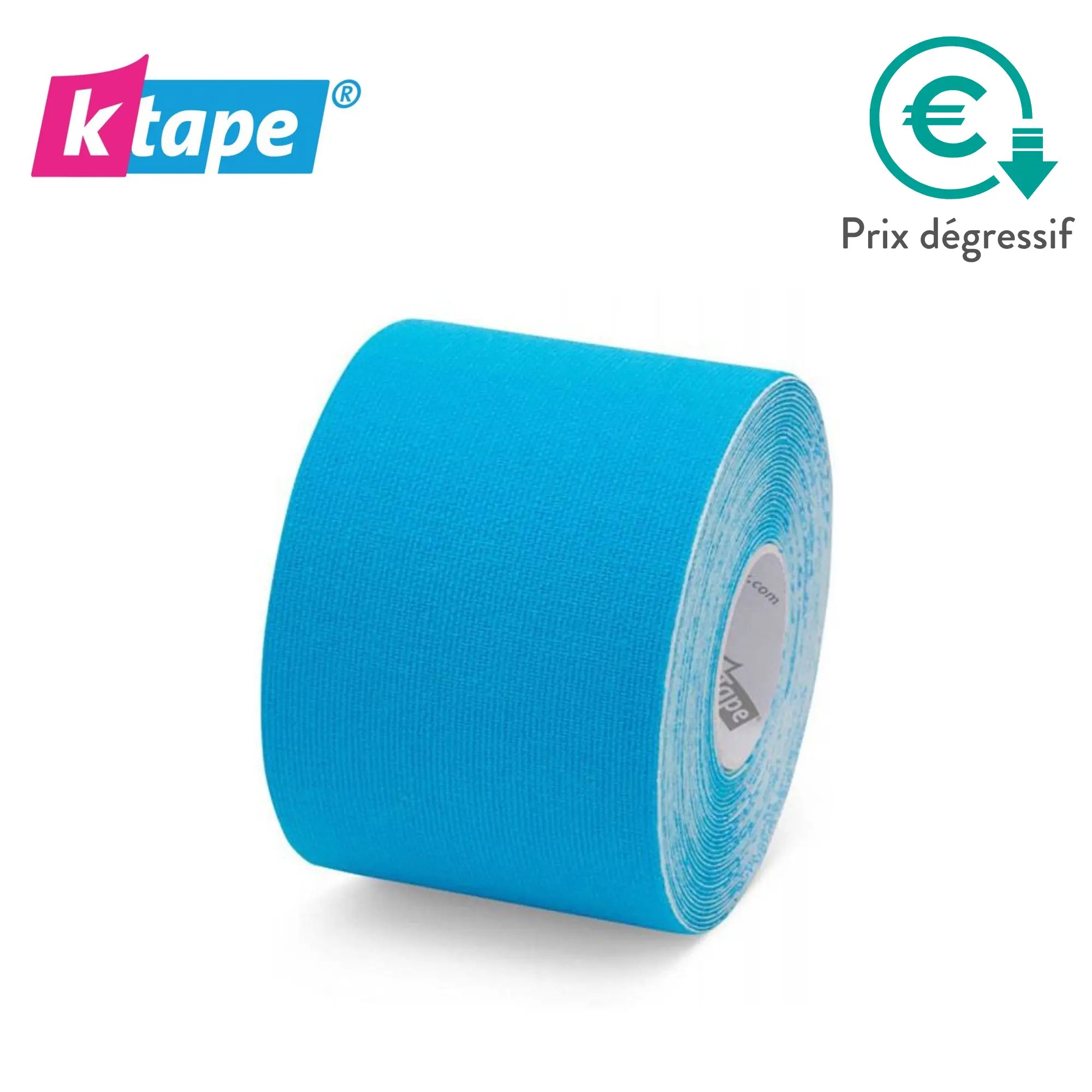 Bande adhésive élastique - 5cm x 5m - 5 couleurs - K-Tape K-Tape
