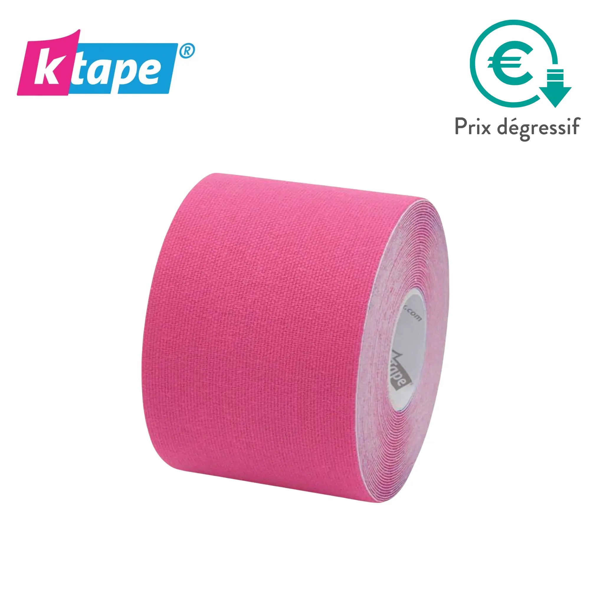 Bande adhésive élastique - 5cm x 5m - 5 couleurs - K-Tape K-Tape