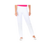 Manu - Pantalon Coton Blanc B19 - Mixte - Ceinture élastique - Sans poche My Blouse