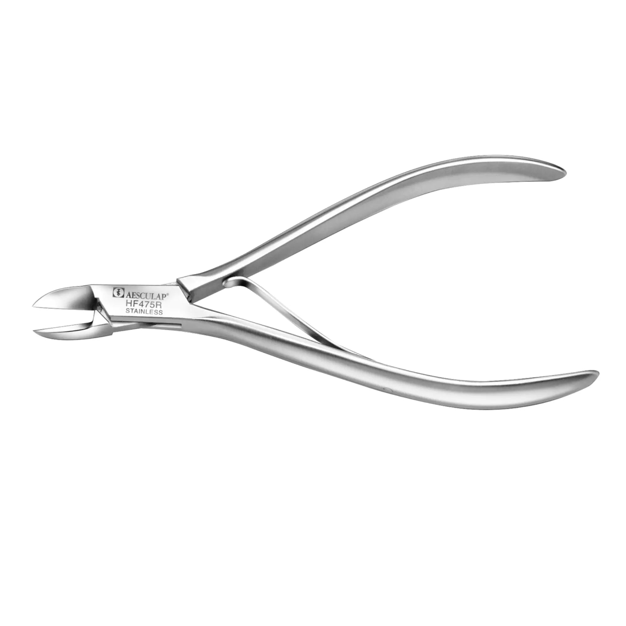 Pince à ongles - Coupe droite - Mors plats - 11,5 cm - Aesculap - HF475R Aesculap