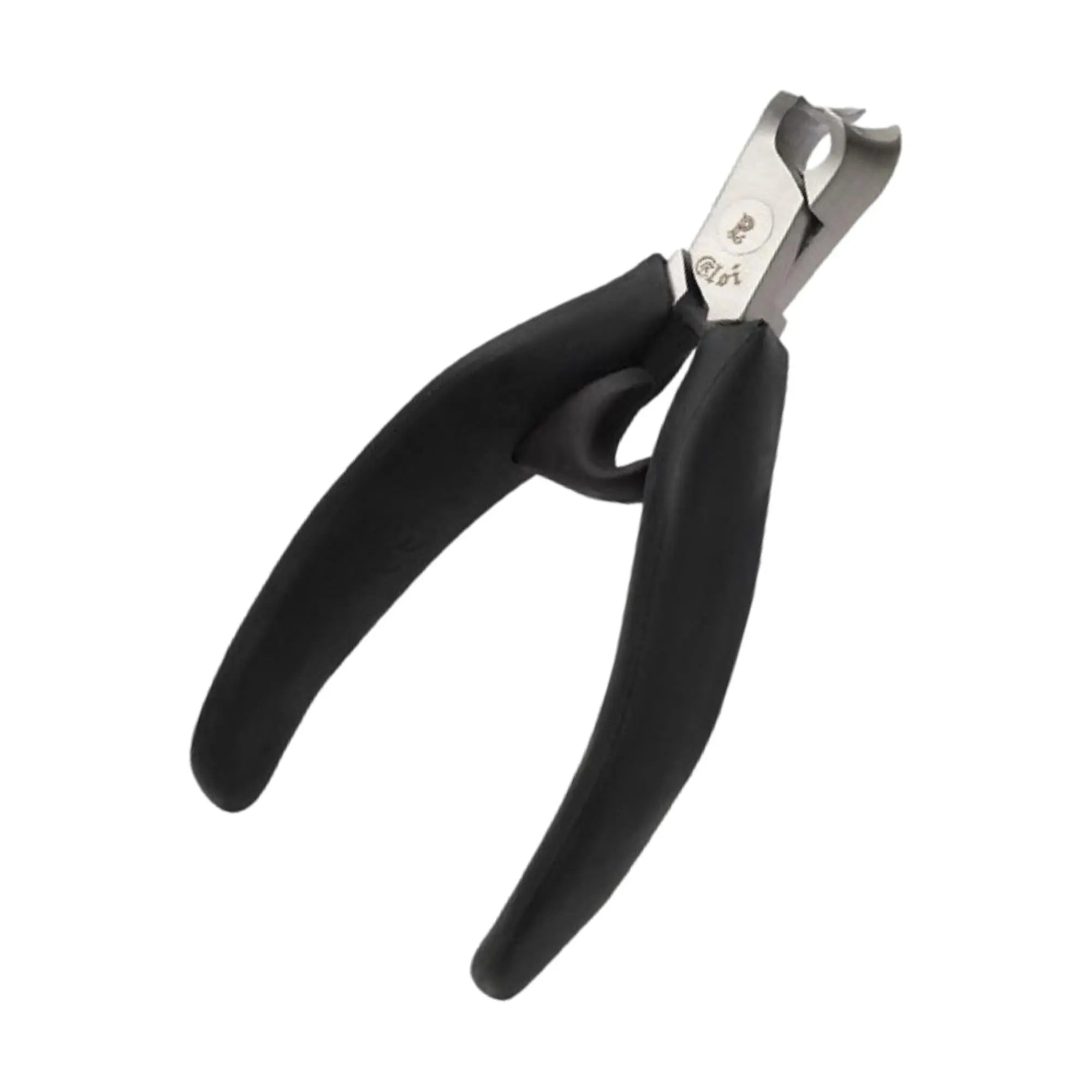 Ergonomic nail pliers - Black - Concave cut - 13 cm - Stainless steel - Akori